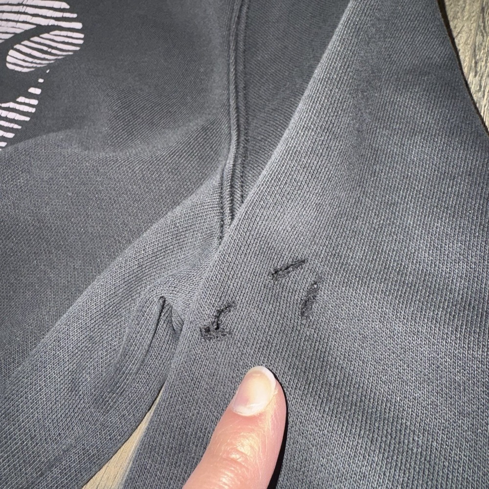 VTG Carhartt Hoodie Men M-L Rain Defender Faded Distressed Sweatshirt Y2K Grunge - Picture 12 of 15